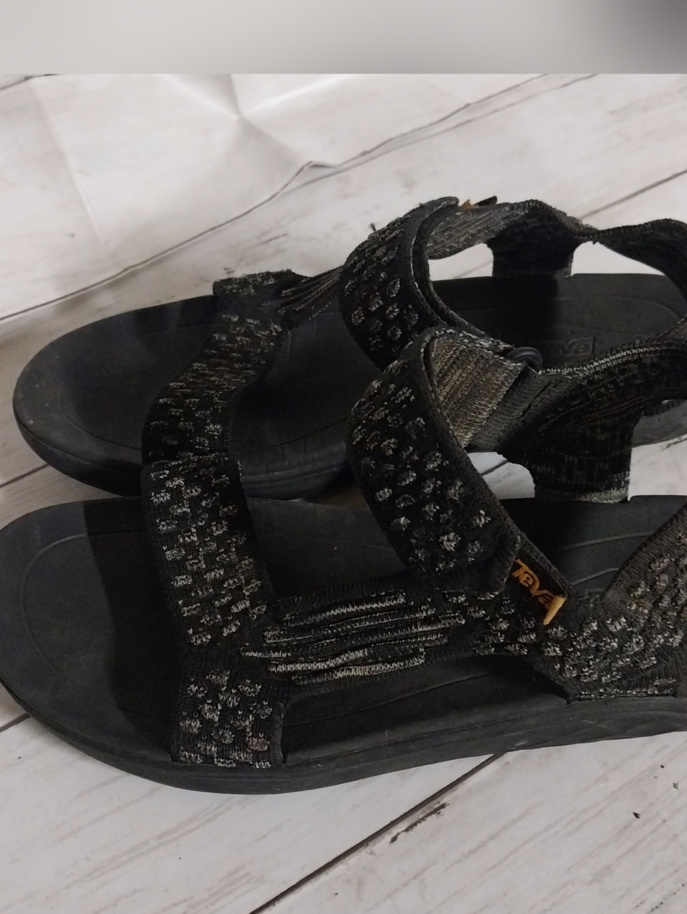 Teva Terra Float Sanals Women Size 7 Black Water Sandals
